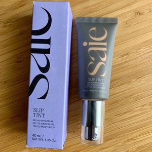 Saie Slip Tint Tinted Moisturizer in “Deep Fair”